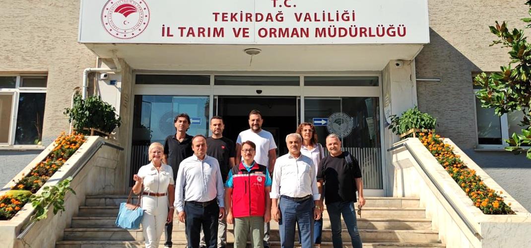 TEKİRDAĞ İL TARIM VE ORMAN MÜDÜRLÜĞÜNE TEKNİK GEZİ DÜZENLENDİ