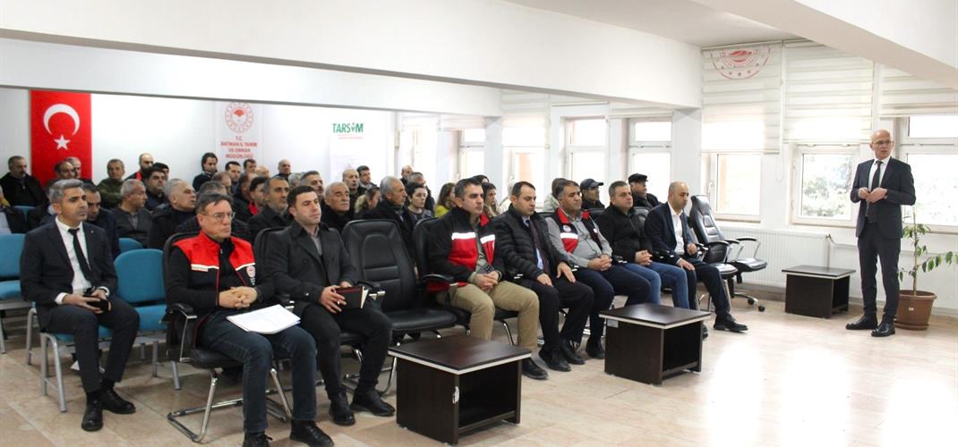 TARSİM TANITIM VE BİLGİLENDİRME TOPLANTISI GERÇEKLEŞTİRİLDİ